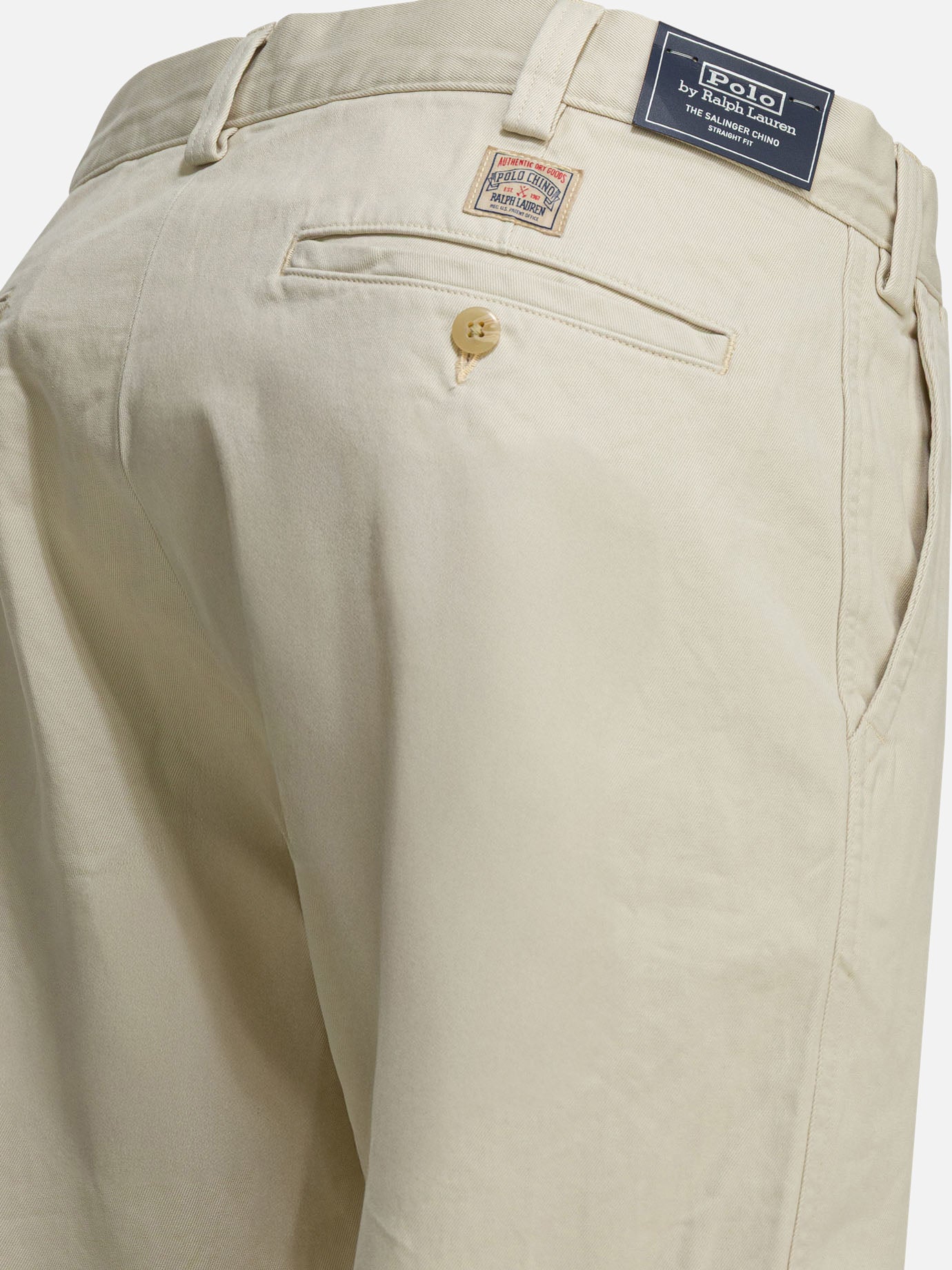 Leisure trousers Solid colour Beige - Polo Ralph Lauren Men | PDP | VIETTI Online Store | Zoom-Modal_4