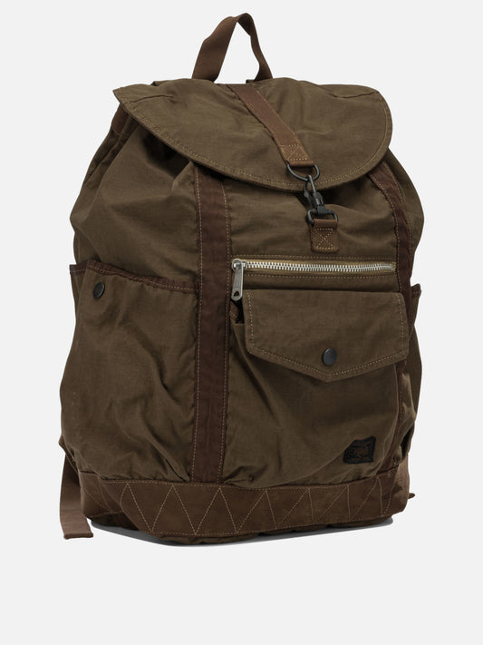 Casual backpacks 50% nylon 50% cotton Brown - Porter-Yoshida & Co Men | PLP | VIETTI Online Store | 2