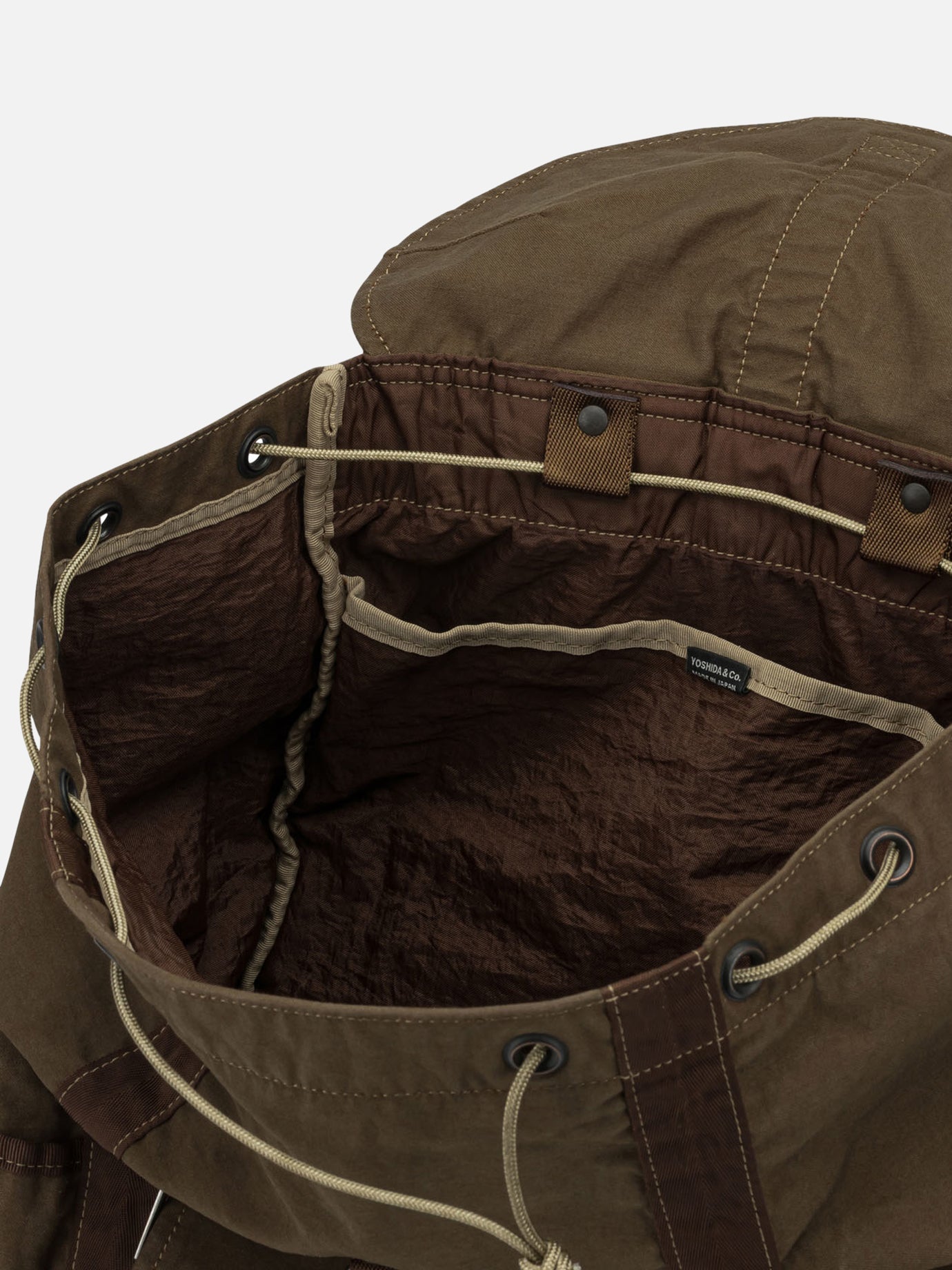 Casual backpacks 50% nylon 50% cotton Brown - Porter-Yoshida & Co Men | PDP | VIETTI Online Store | Zoom-Modal_5