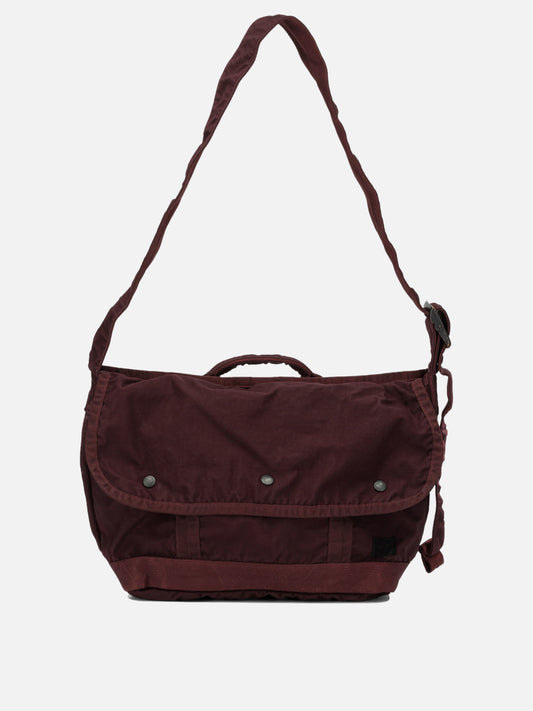 Porter-Yoshida & Co "Crag Messenger" Large Shoulder Bag Bordeaux