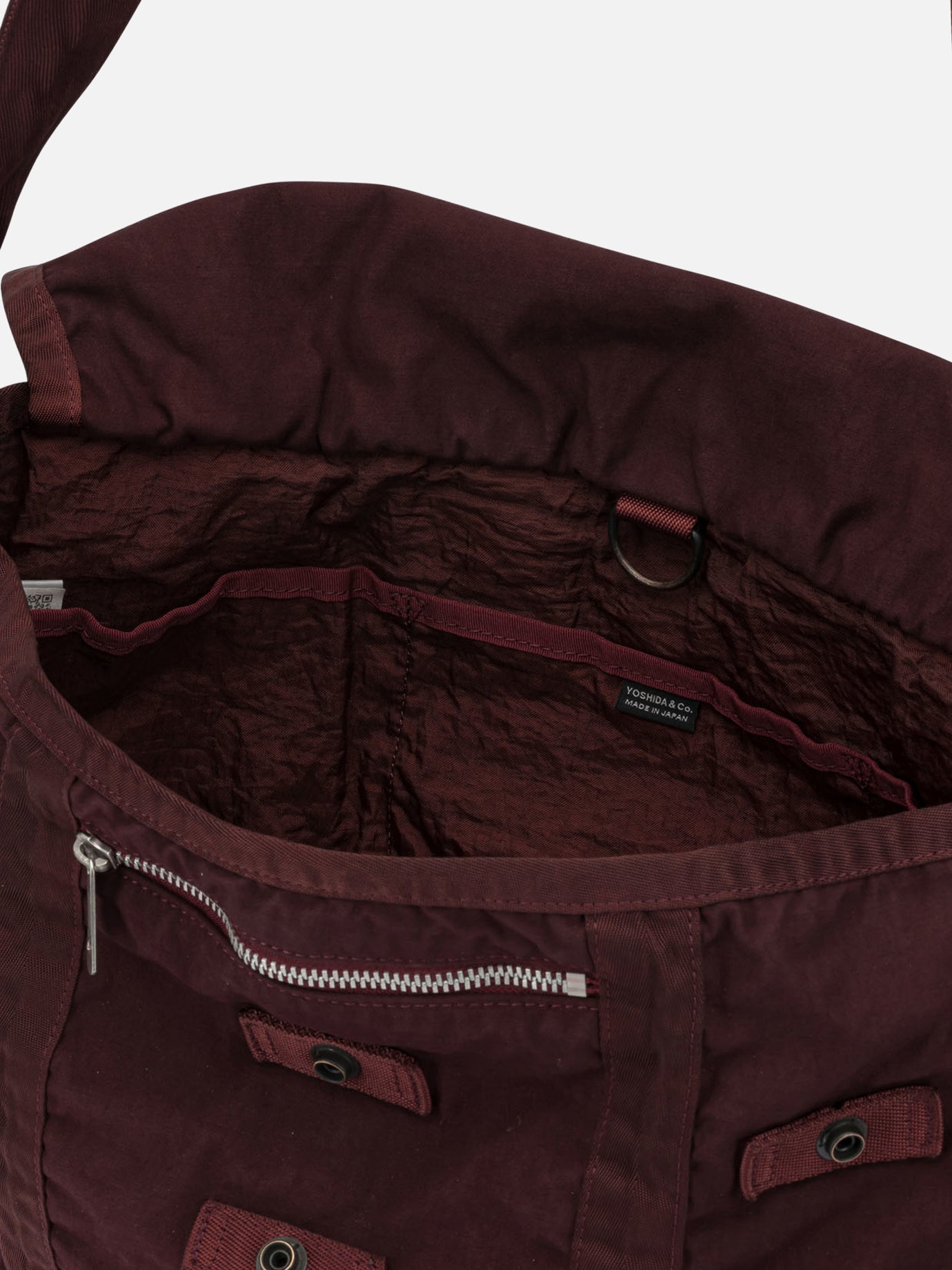 Large bags 50% nylon 50% cotton Bordeaux - Porter-Yoshida & Co Men | PDP | VIETTI Online Store | Zoom-Modal_5