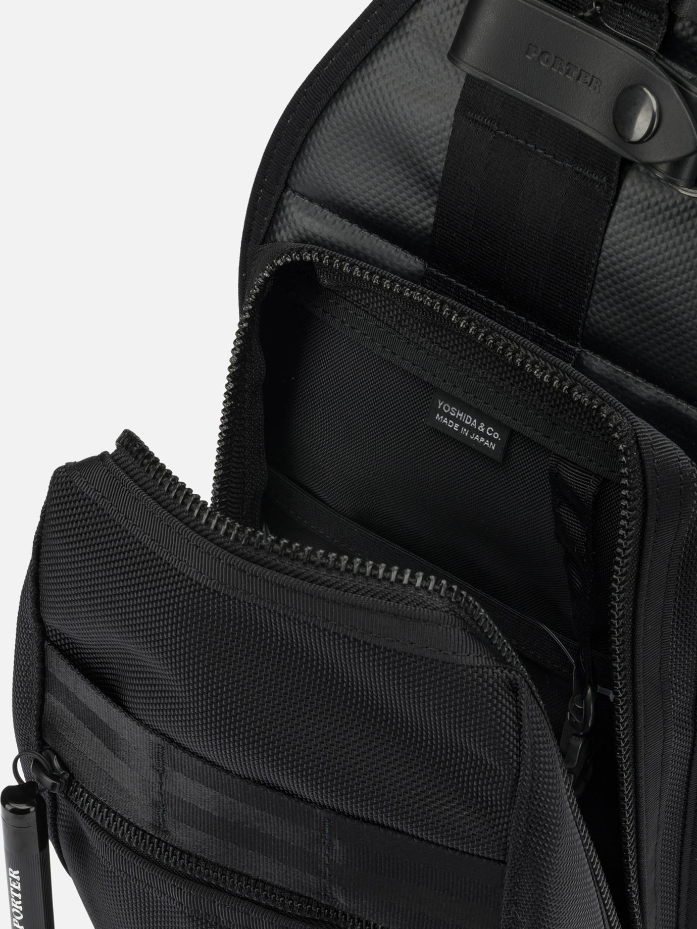 One strap backpacks 100% nylon Black - Porter-Yoshida & Co Men | PDP | VIETTI Online Store | Zoom-Modal_5
