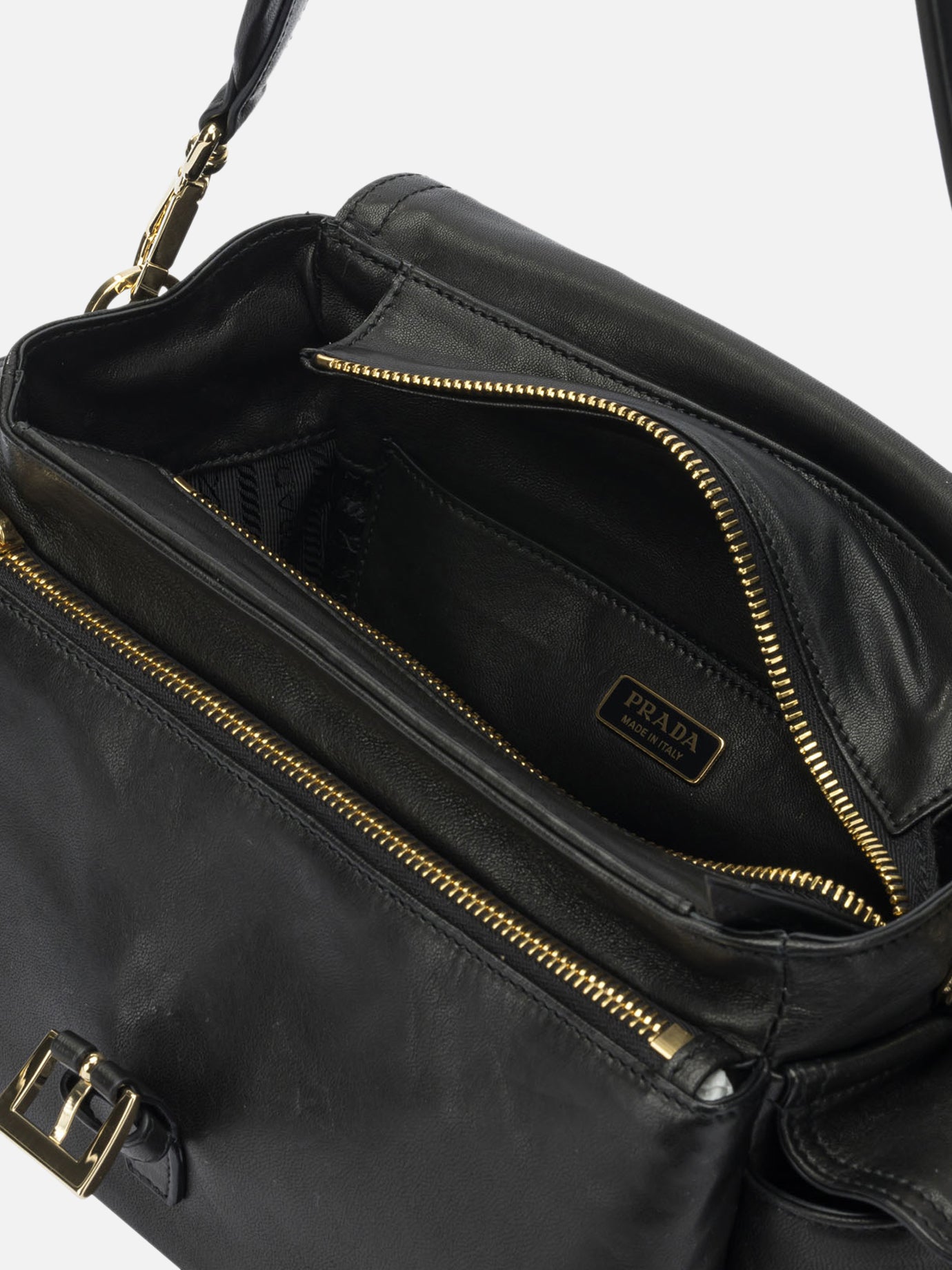 Borse medie 100% lamb leather Nero - Prada Donna | PDP | VIETTI Online Store | Zoom-Modal_5