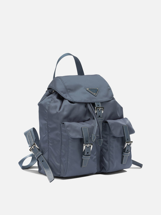 Zaini casual 100% recycled polyamide Blu - Prada Donna | PLP | VIETTI Online Store | 2
