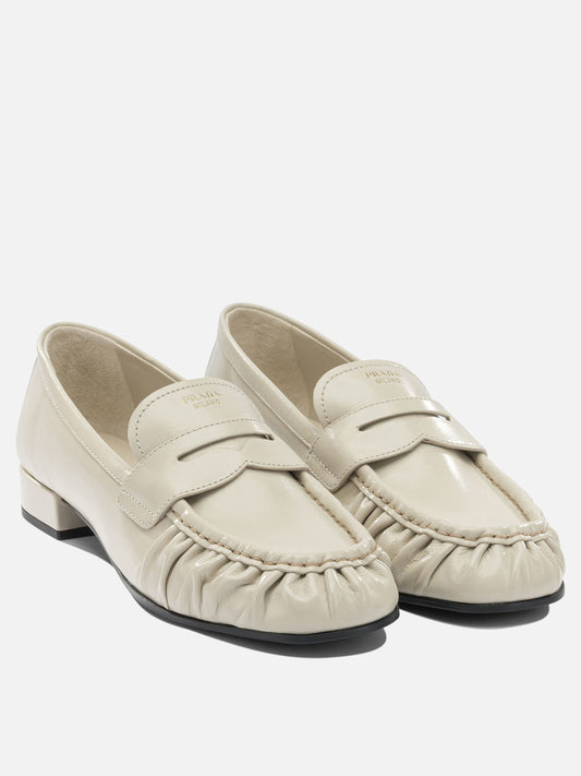 Loafers 100% buffalo leather White - Prada Women | PLP | VIETTI Online Store | 2