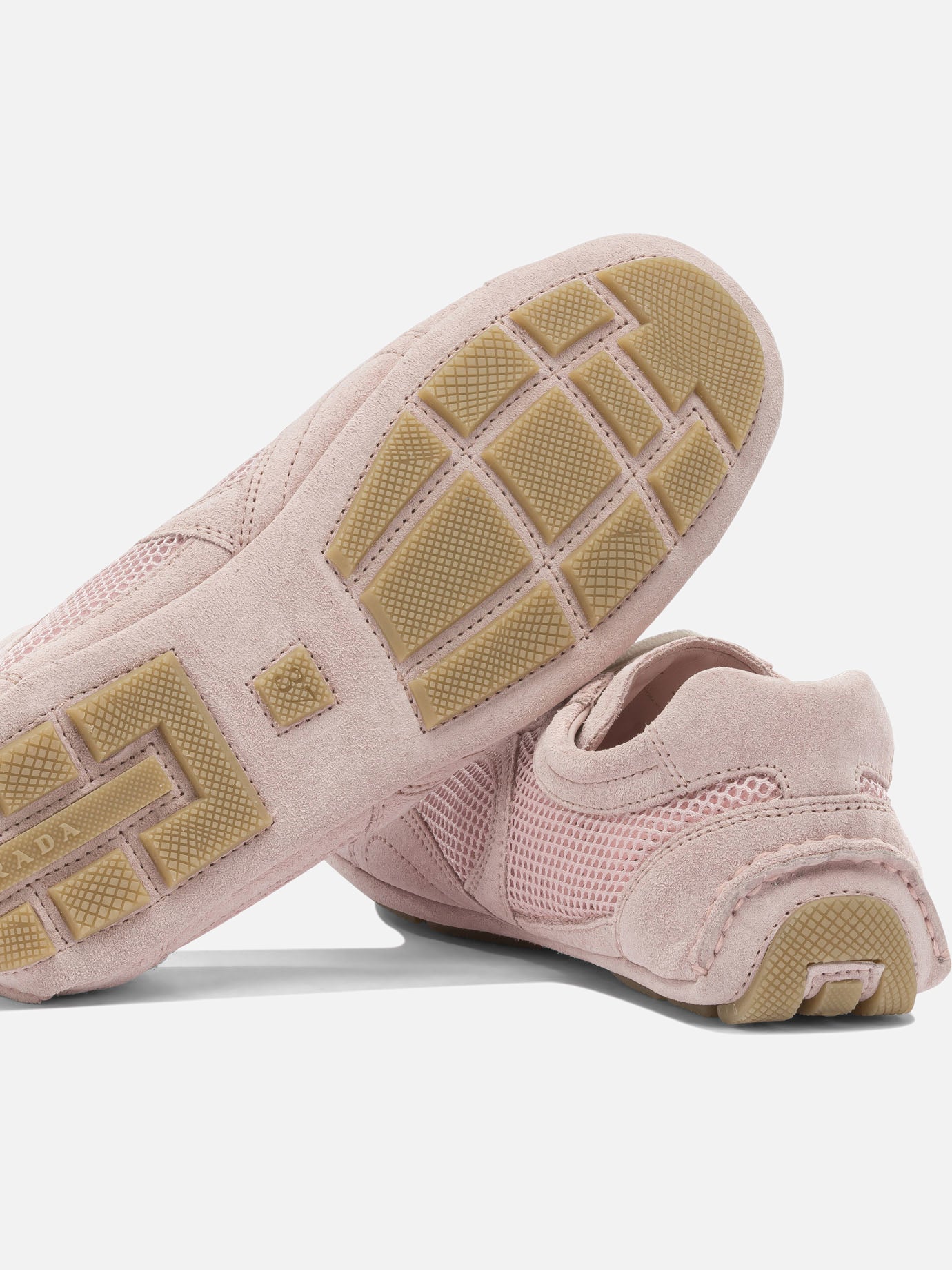 Low top sneakers 100% polyester - 100% calf leather Pink - Prada Women | PDP | VIETTI Online Store | Zoom-Modal_5
