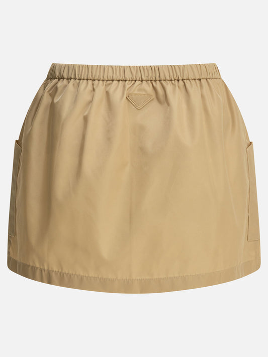 Miniskirts Solid colour Beige - Prada Women | PLP | VIETTI Online Store | 2