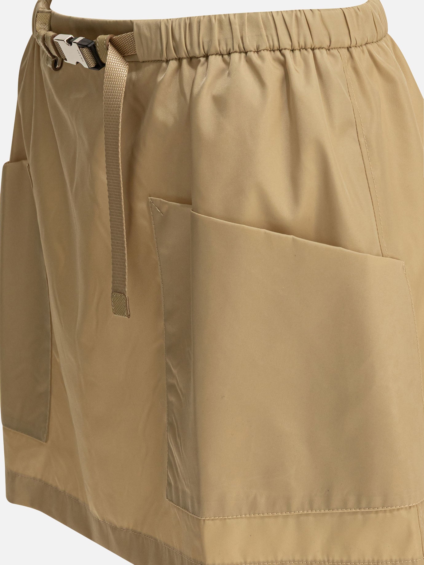 Miniskirts Solid colour Beige - Prada Women | PDP | VIETTI Online Store | Zoom-Modal_4