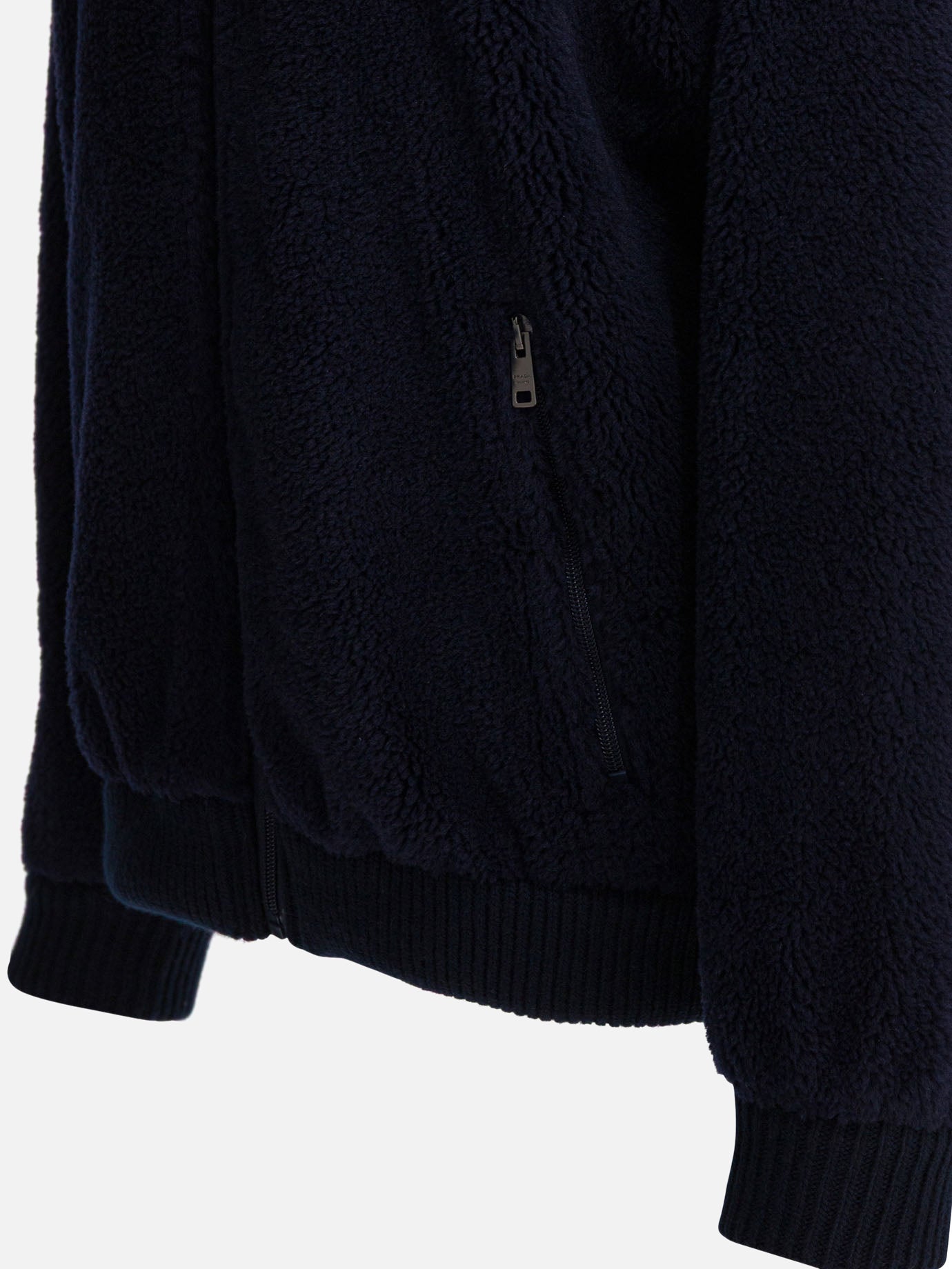Fleece jackets Solid colour Blue - Prada Women | PDP | VIETTI Online Store | Zoom-Modal_4