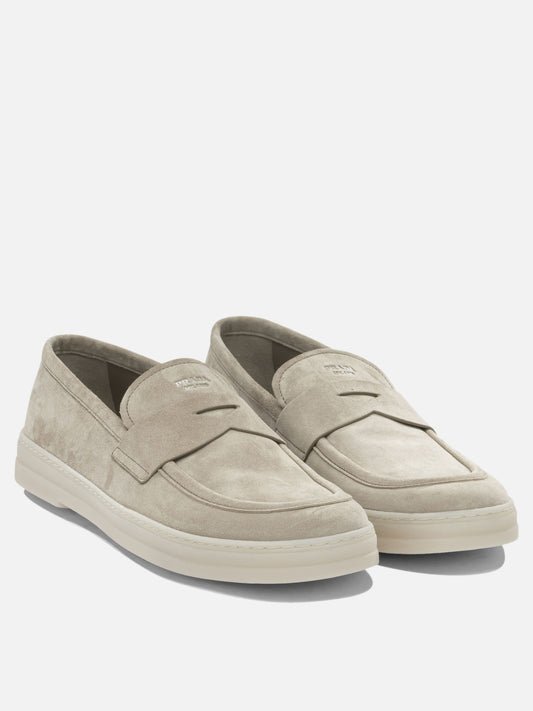 Mocassini 100% calf letaher Beige - Prada Uomo | PLP | VIETTI Online Store | 2