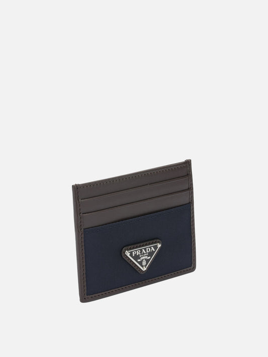 Card holders 100% recycled polyamide Blue - Prada Men | PLP | VIETTI Online Store | 2