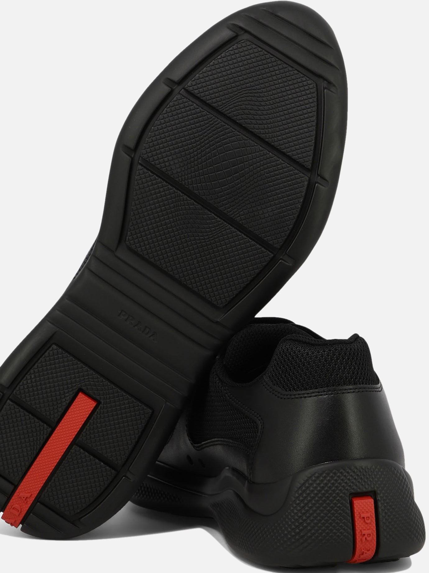 Low top sneakers 100% polyamide - 100% calf leather Black - Prada Men | PDP | VIETTI Online Store | Zoom-Modal_5