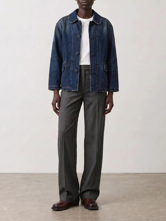 Giacche in denim Solid colour Blu - Prada Donna | PLP | VIETTI Online Store | 2