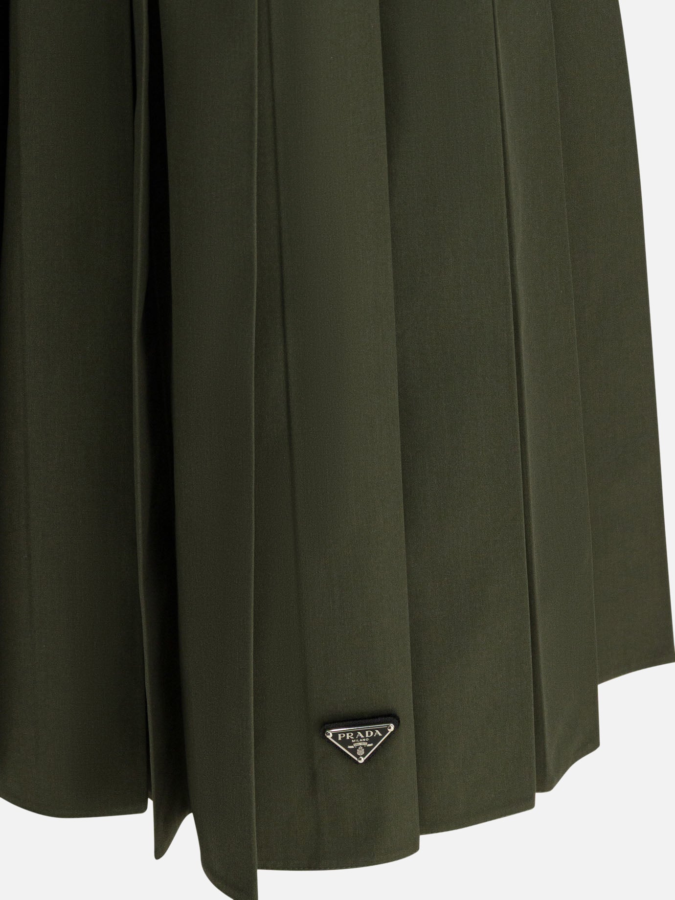 Midi skirts Logo Green - Prada Women | PDP | VIETTI Online Store | Zoom-Modal_6