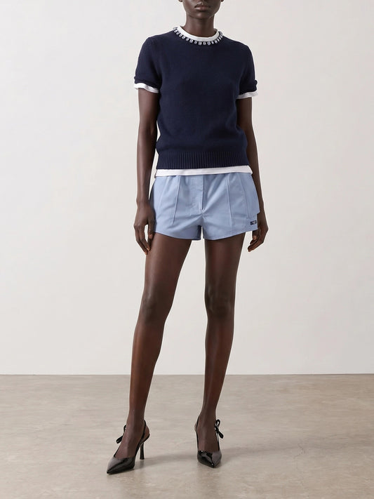 Maglioni girocollo Solid colour Blu - Prada Donna | PLP | VIETTI Online Store | 2