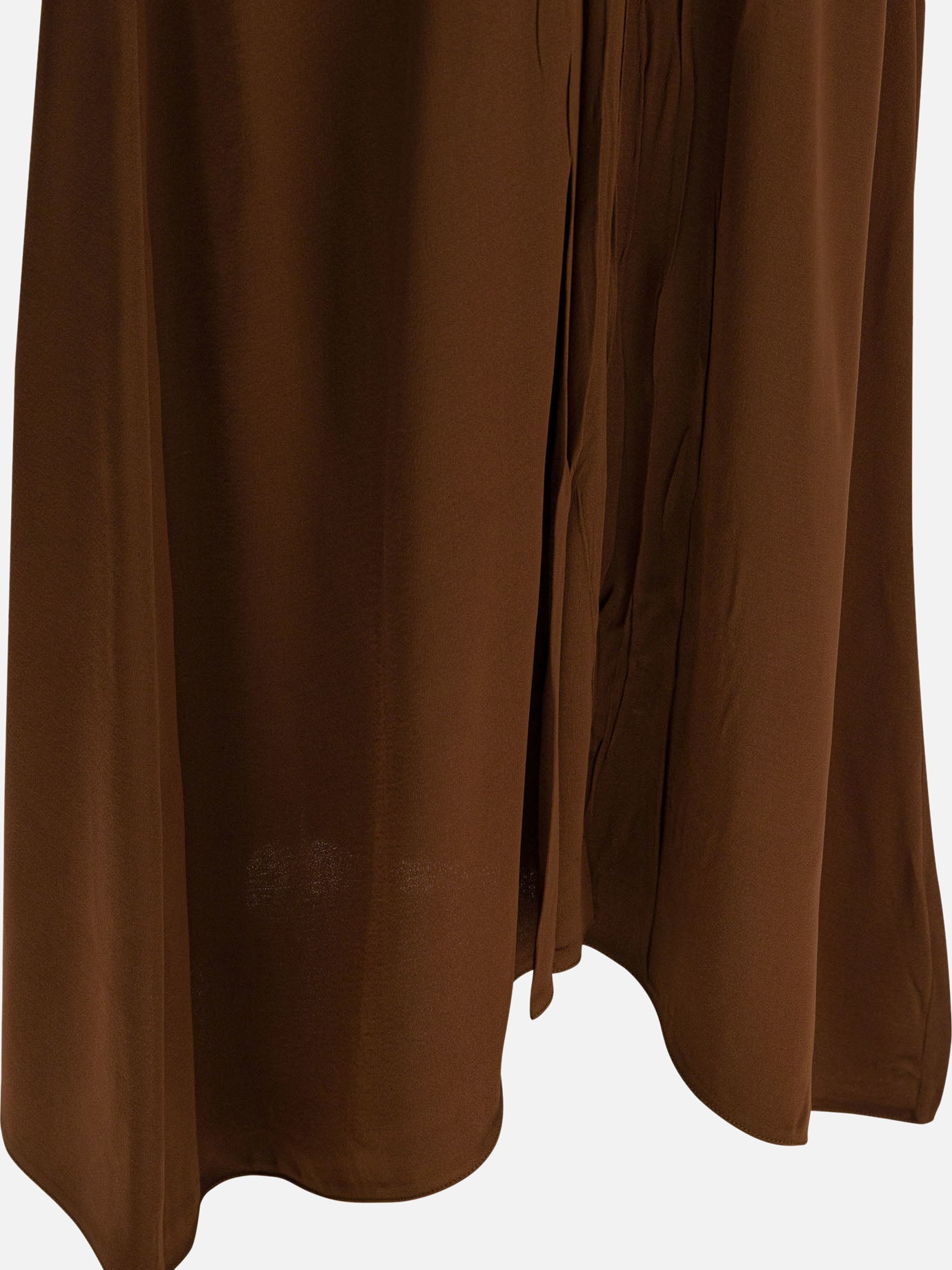 Long dresses Solid colour Brown - Prada Women | PDP | VIETTI Online Store | Zoom-Modal_6