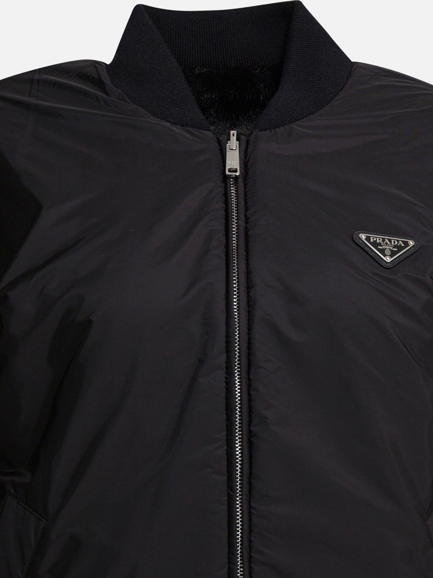 Bomber jackets Logo Black - Prada Women | PDP | VIETTI Online Store | Zoom-Modal_6