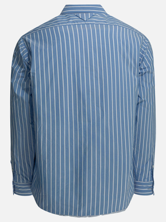 Giacche overshirt Striped Azzurro - Prada Uomo | PLP | VIETTI Online Store | 2