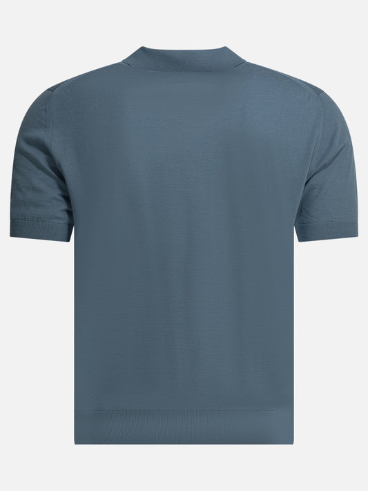 Polo sweater Logo Blue - Prada Men | PLP | VIETTI Online Store | 2