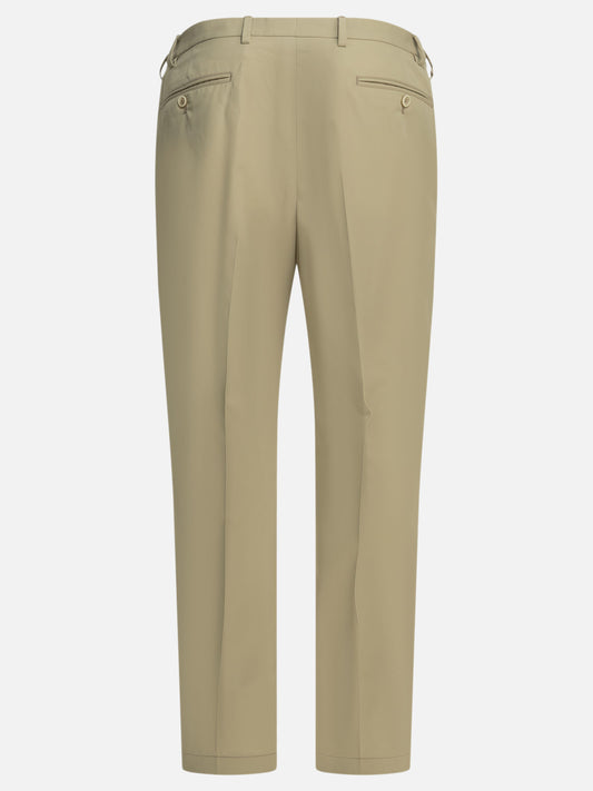 Tailored trousers Logo Beige - Prada Men | PLP | VIETTI Online Store | 2