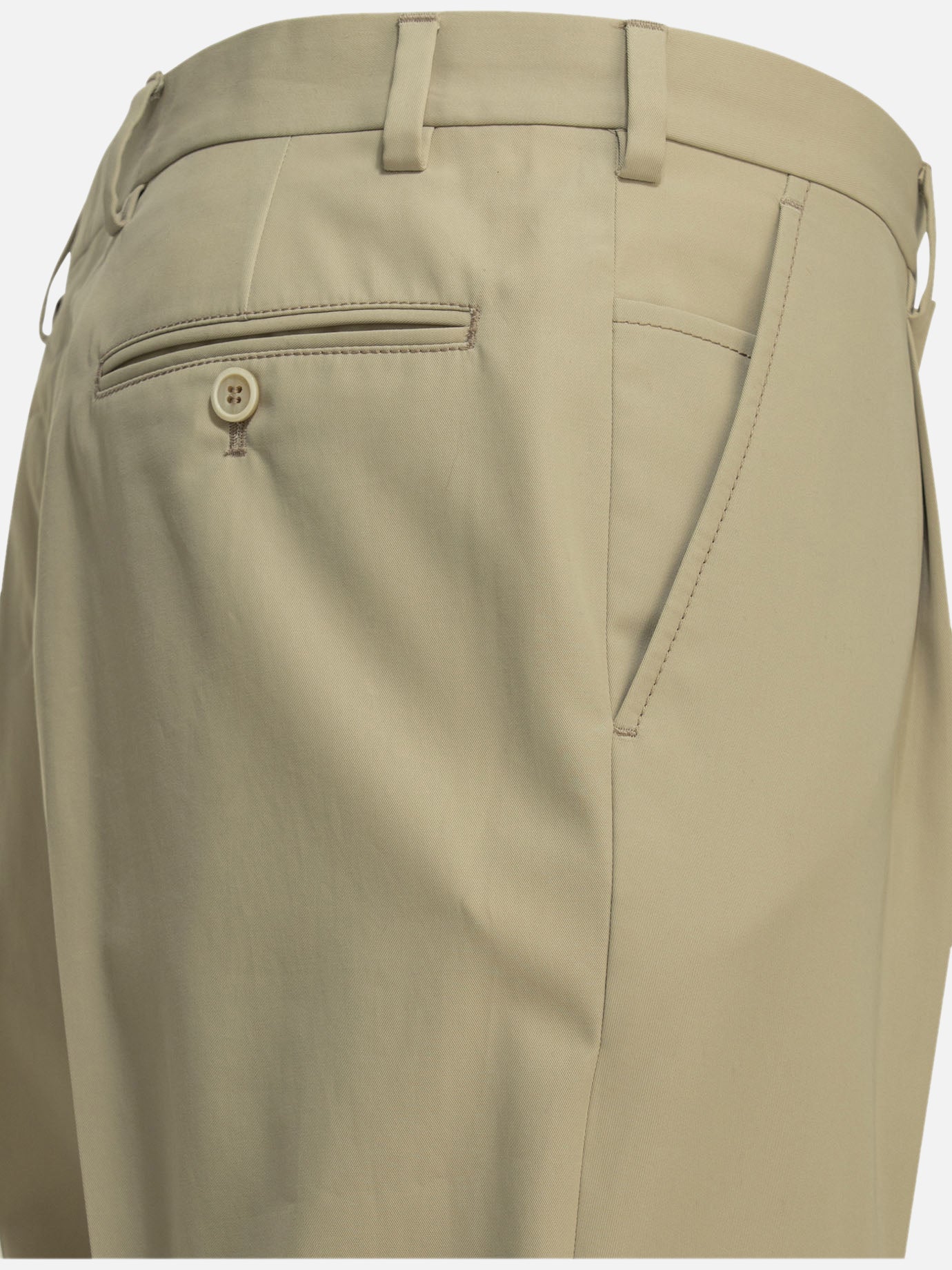 Tailored trousers Logo Beige - Prada Men | PDP | VIETTI Online Store | Zoom-Modal_4