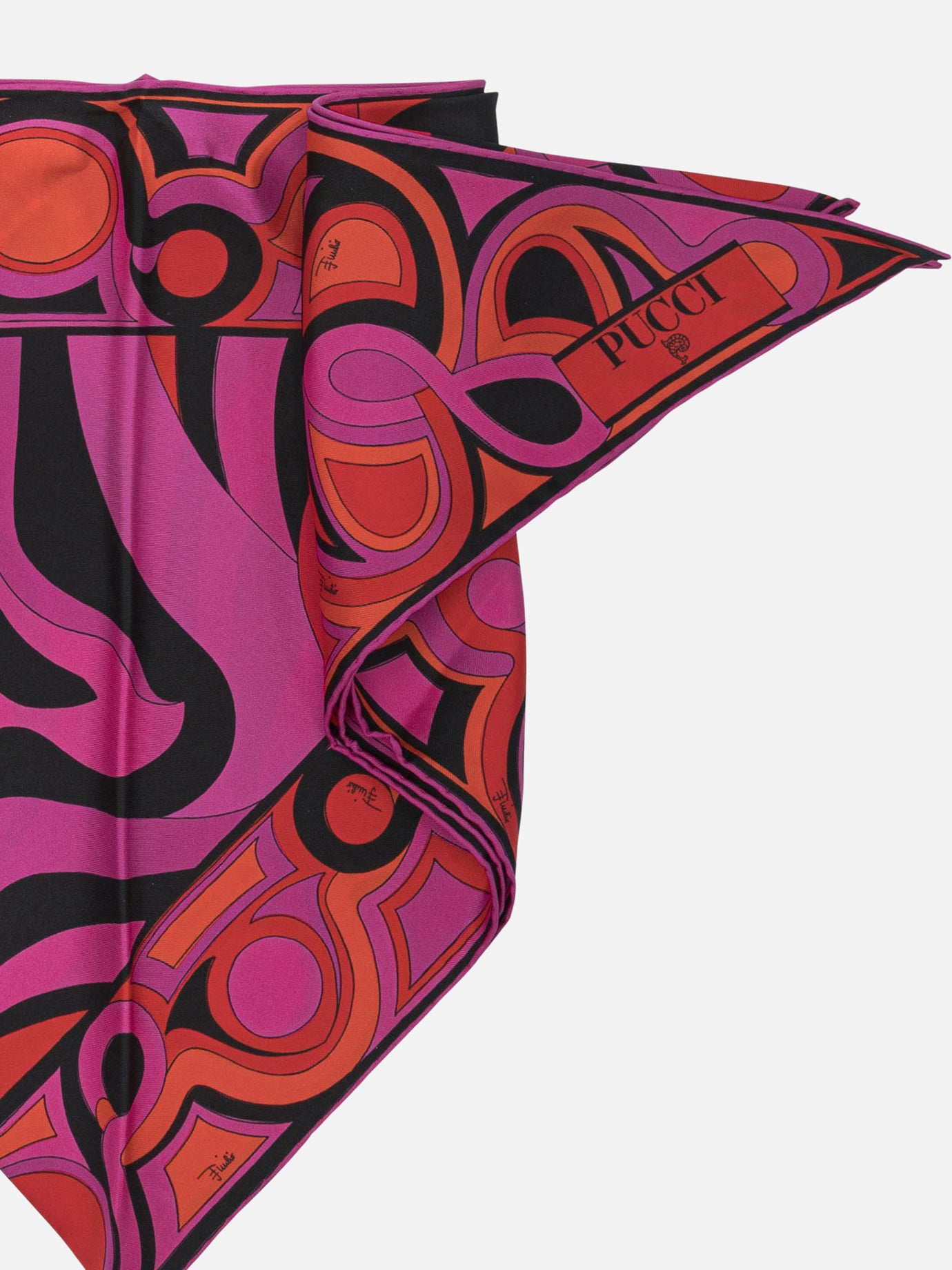 Silk scarves 100% silk Fuchsia - Pucci Women | PDP | VIETTI Online Store | Zoom-Modal_2