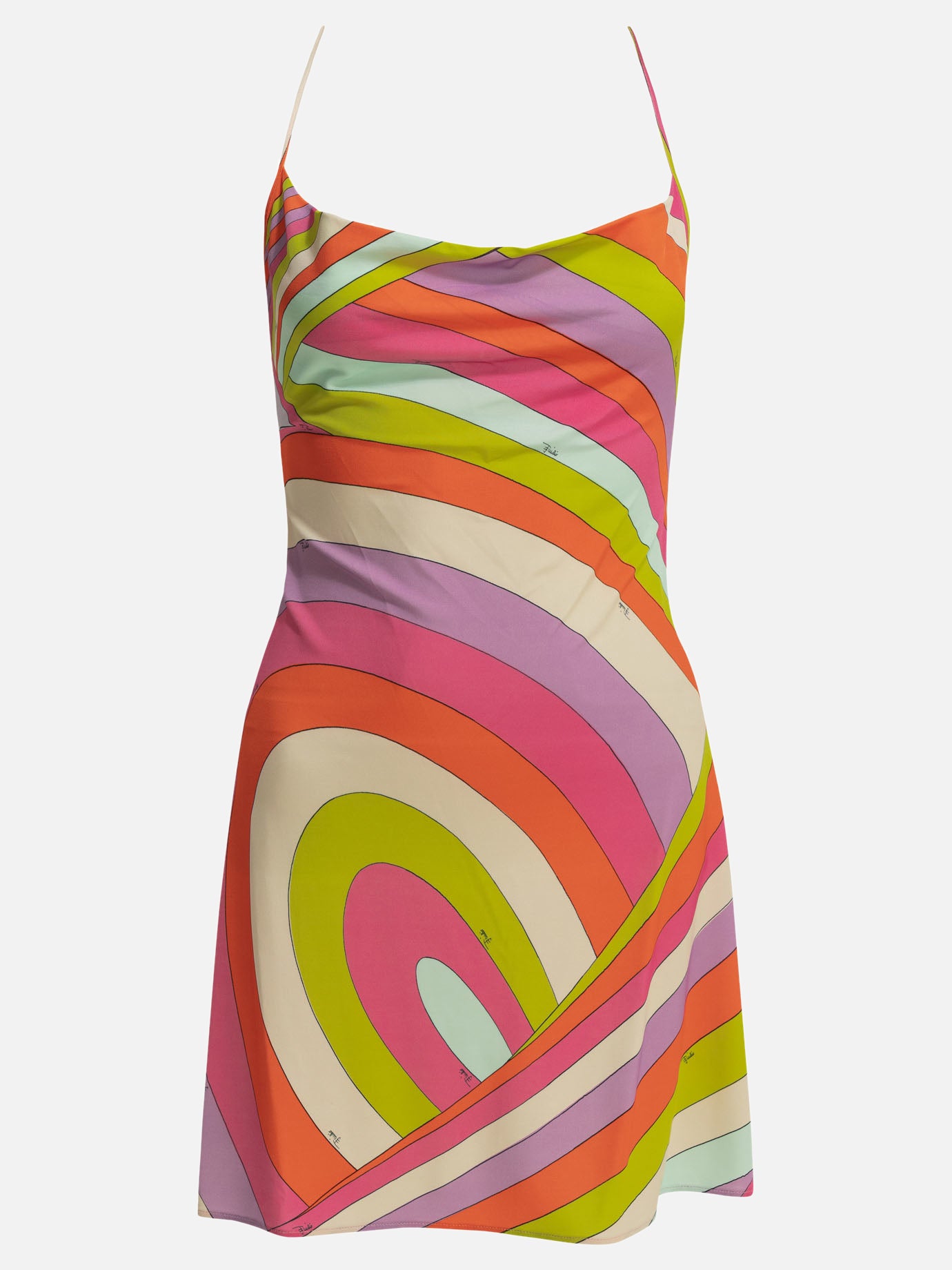 Pucci "Iride" Short dress with open back Multicolor - Women | VIETTI Online Store Pucci "Iride" Short dress with open back Multicolor - Women | VIETTI Online Store