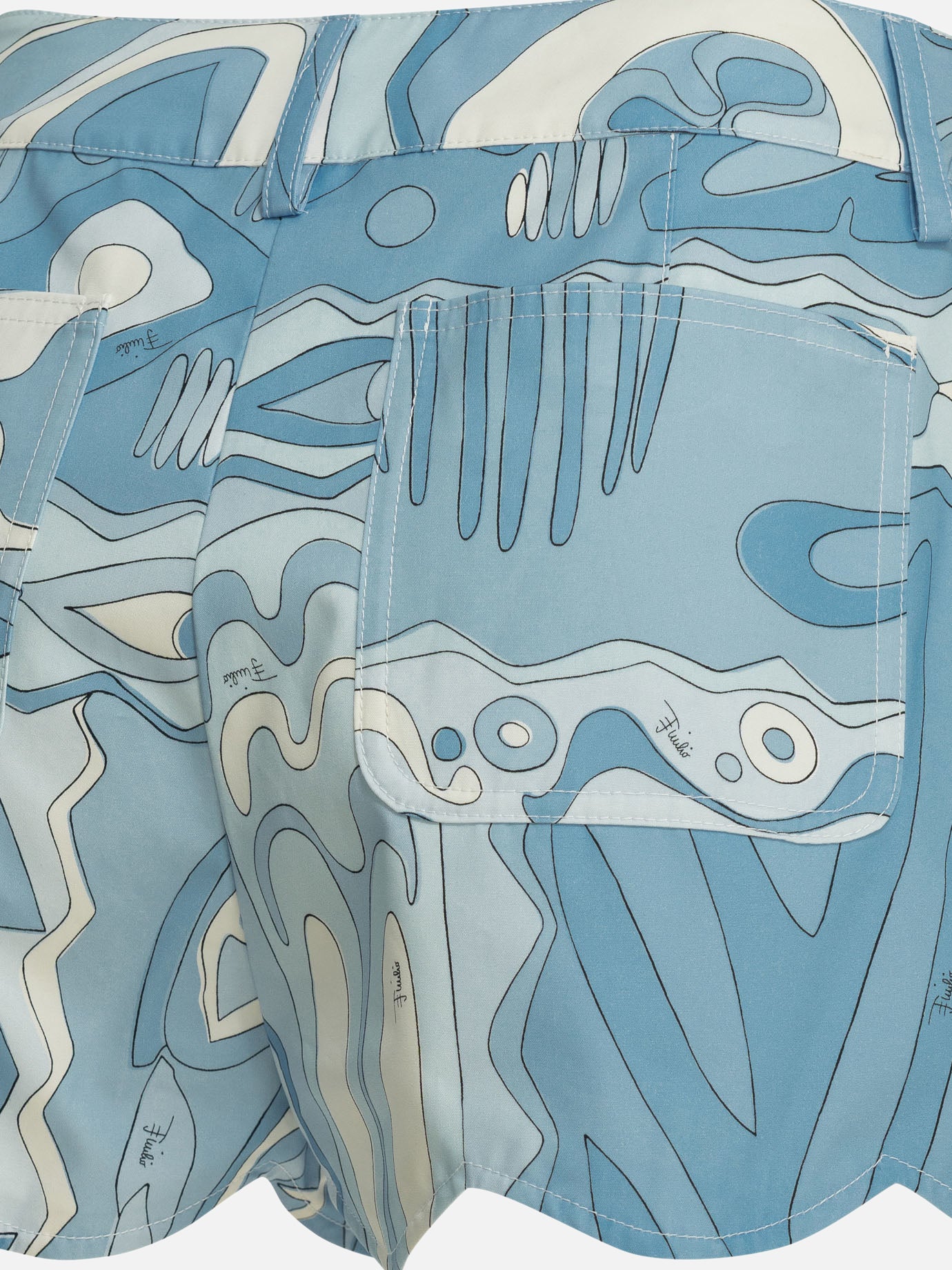 Short cinque tasche Graphics Azzurro - Pucci Donna | PDP | VIETTI Online Store | Zoom-Modal_4
