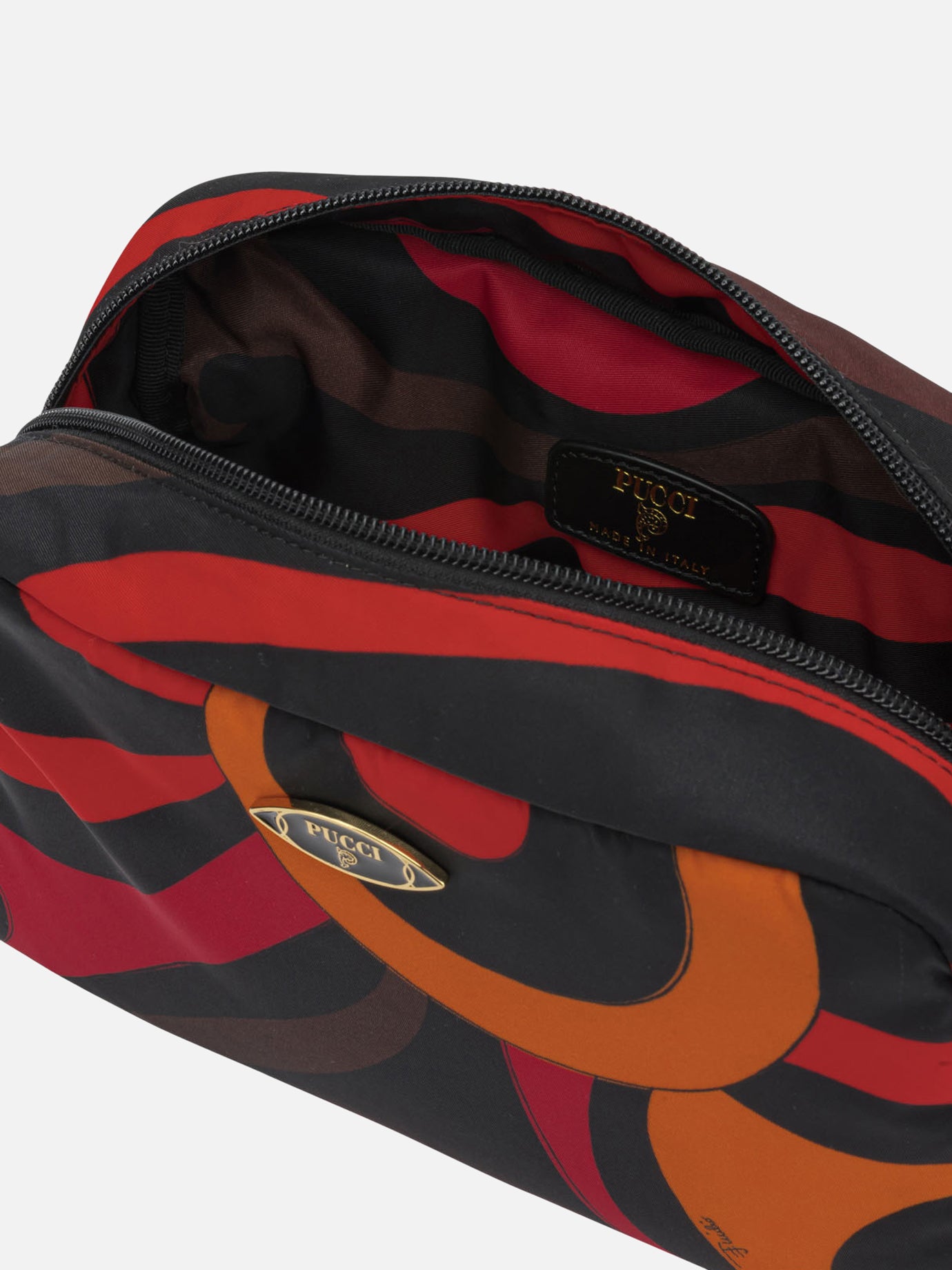 Beauty cases 100% polyamide - Other fabric: 100% calf leather Orange - Pucci Women | PDP | VIETTI Online Store | Zoom-Modal_5