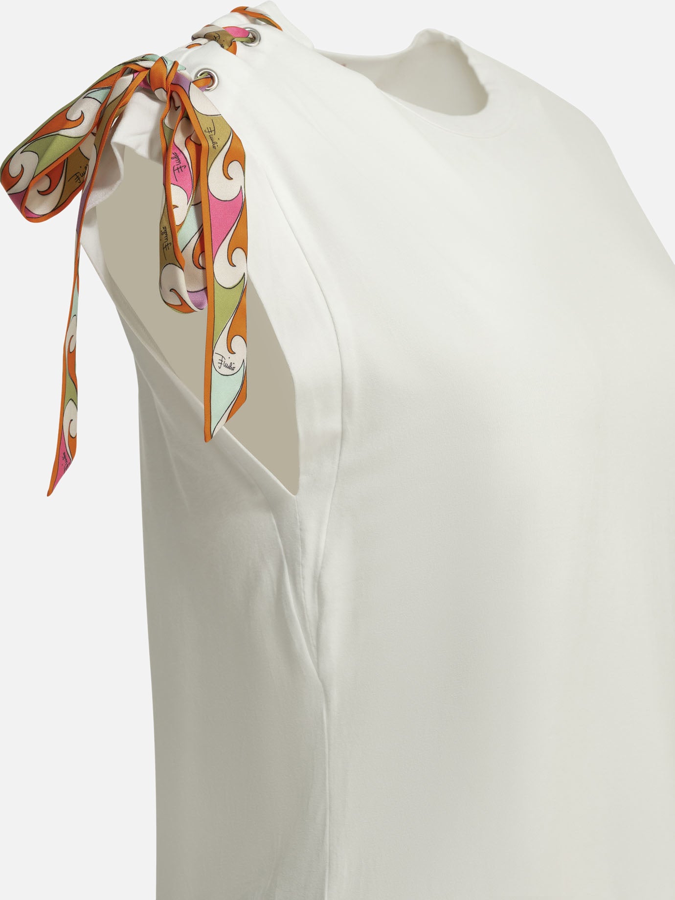 Crewneck t-shirts Solid colour White - Pucci Women | PDP | VIETTI Online Store | Zoom-Modal_4