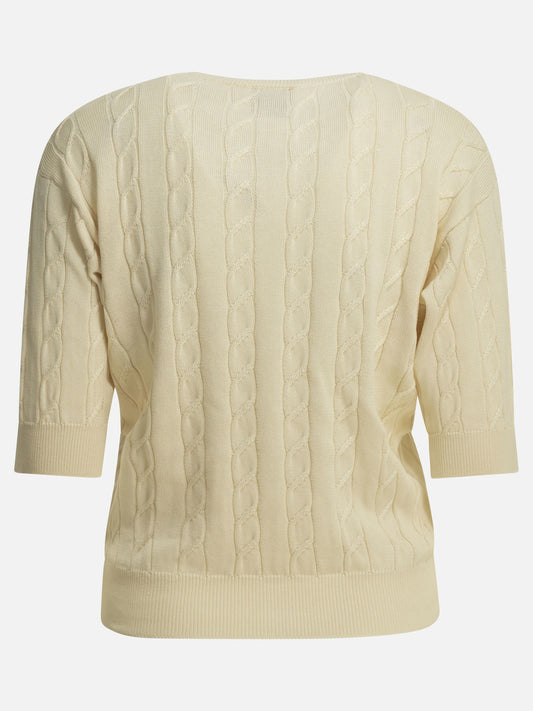 Crewneck sweaters Textured knit White - Rakkì Women | PLP | VIETTI Online Store | 2