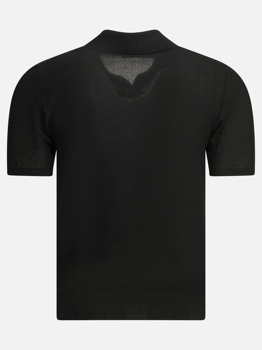 Polo sweater Solid colour Black - Rakkì Men | PDP | VIETTI Online Store | 2