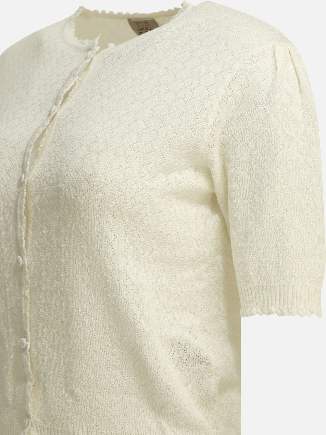 Cardigans Textured knit White - Rakkì Women | PDP | VIETTI Online Store | Zoom-Modal_4