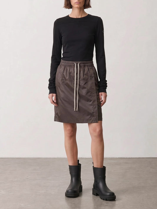 Drawstring shorts Solid colour Brown - Rick Owens Women | PLP | VIETTI Online Store | 2