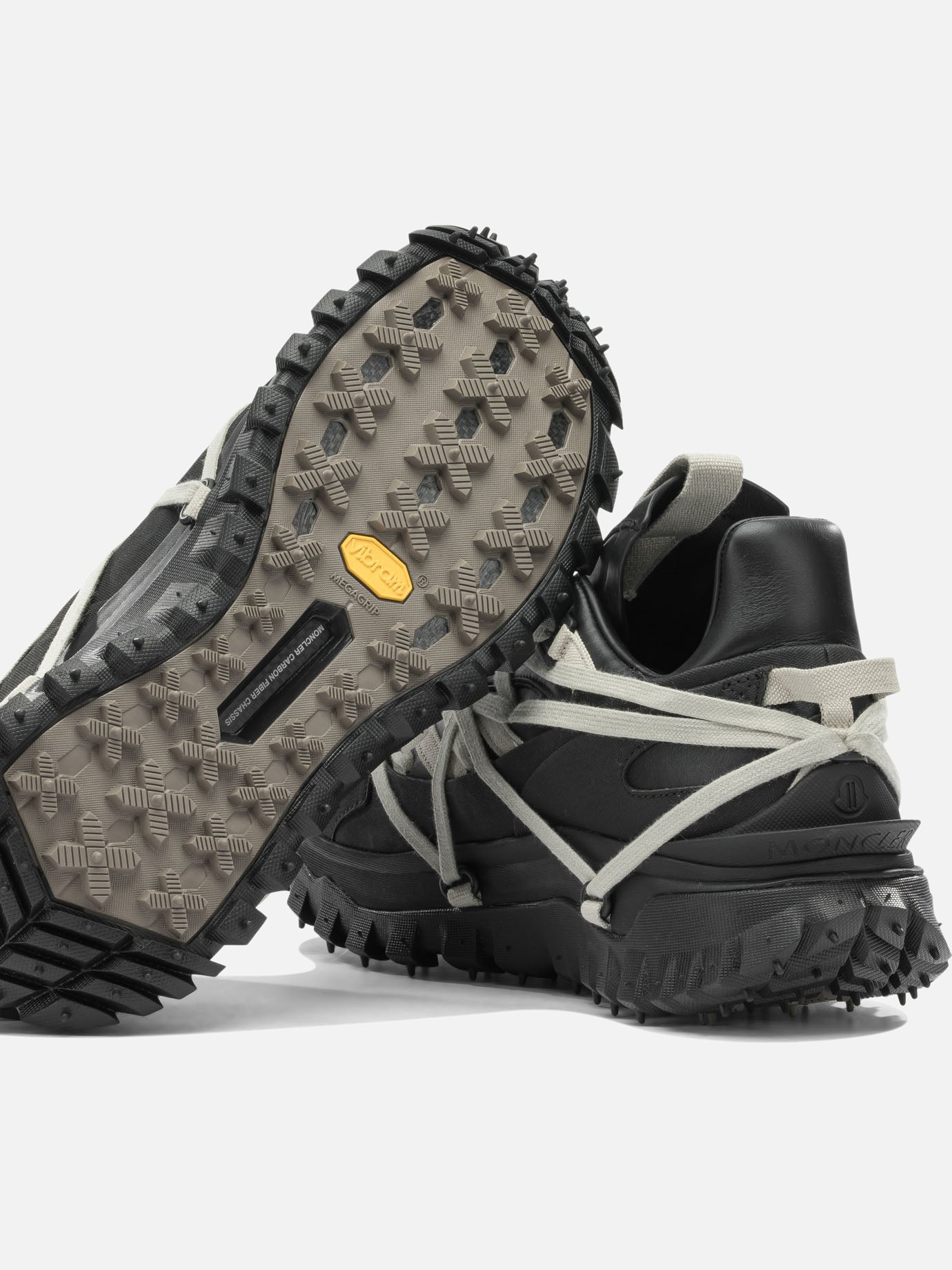 Low top sneakers 100% cow leather - 100% rubber fiber Black - Rick Owens Men | PDP | VIETTI Online Store | Zoom-Modal_5