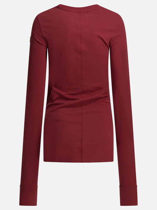 T-shirt girocollo Solid colour Rosso - Rick Owens Donna | PLP | VIETTI Online Store | 2