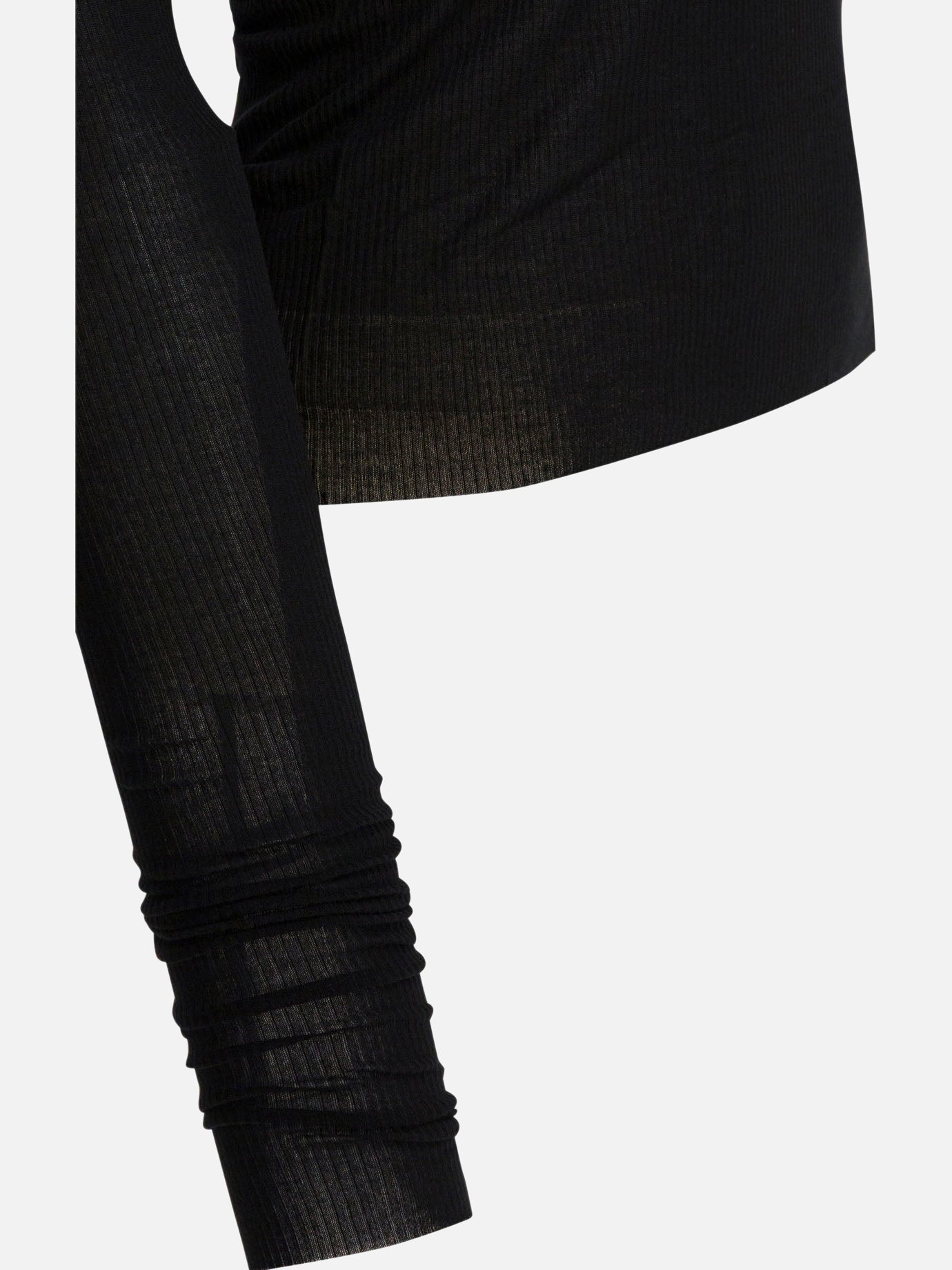 Crewneck t-shirts Solid colour Black - Rick Owens Women | PDP | VIETTI Online Store | Zoom-Modal_4