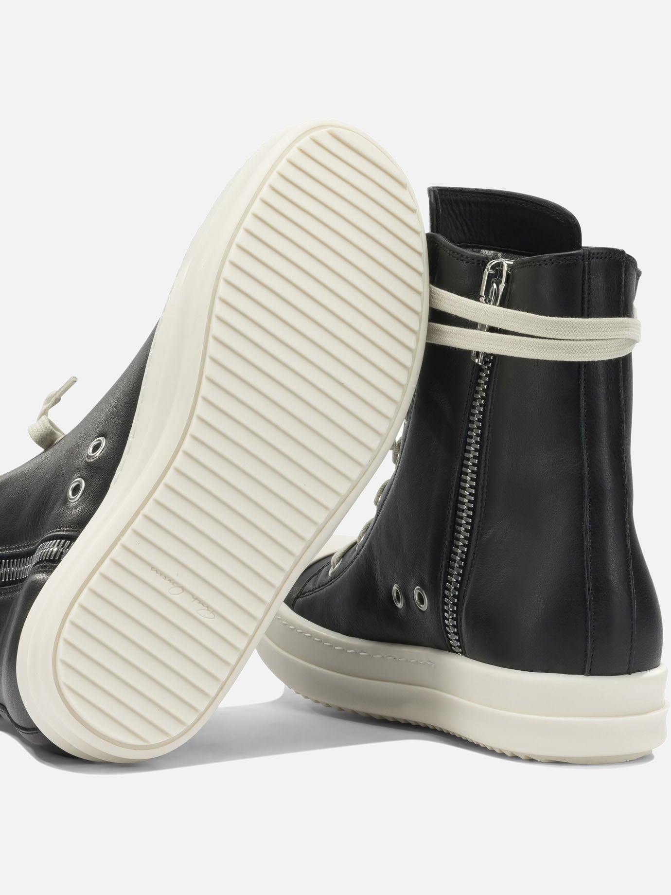 Low top sneakers 100% cow leather - 100% thermoplastic rubber Black - Rick Owens Women | PDP | VIETTI Online Store | Zoom-Modal_5