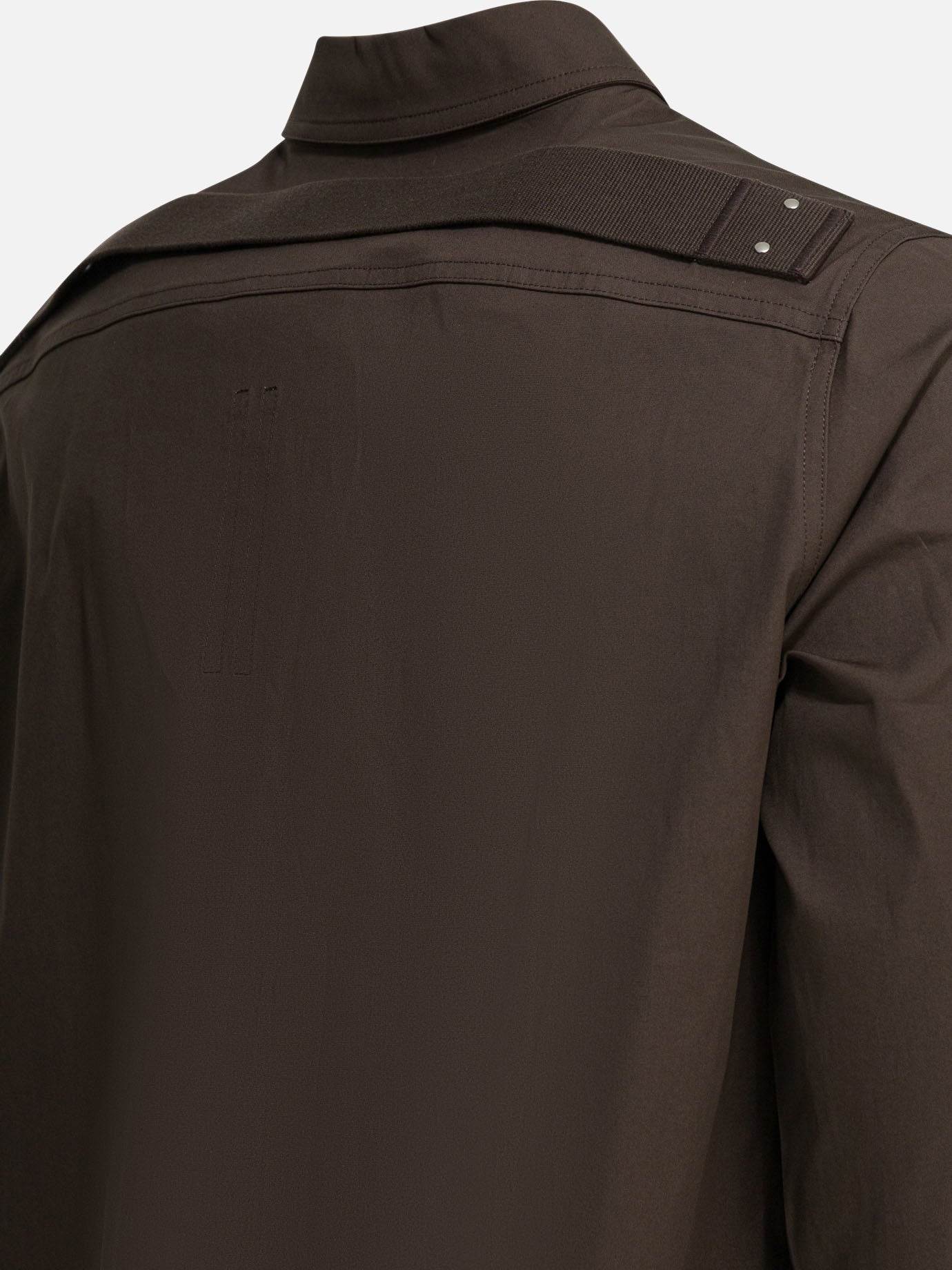 Giacche overshirt Solid colour Marrone - Rick Owens Uomo | PDP | VIETTI Online Store | Zoom-Modal_4