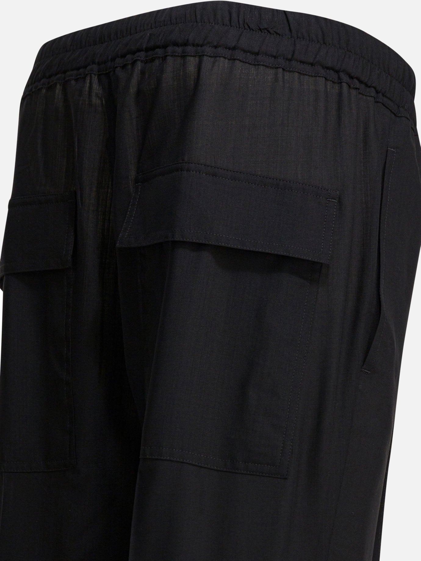 Leisure trousers Solid colour Black - Rick Owens Men | PDP | VIETTI Online Store | Zoom-Modal_6