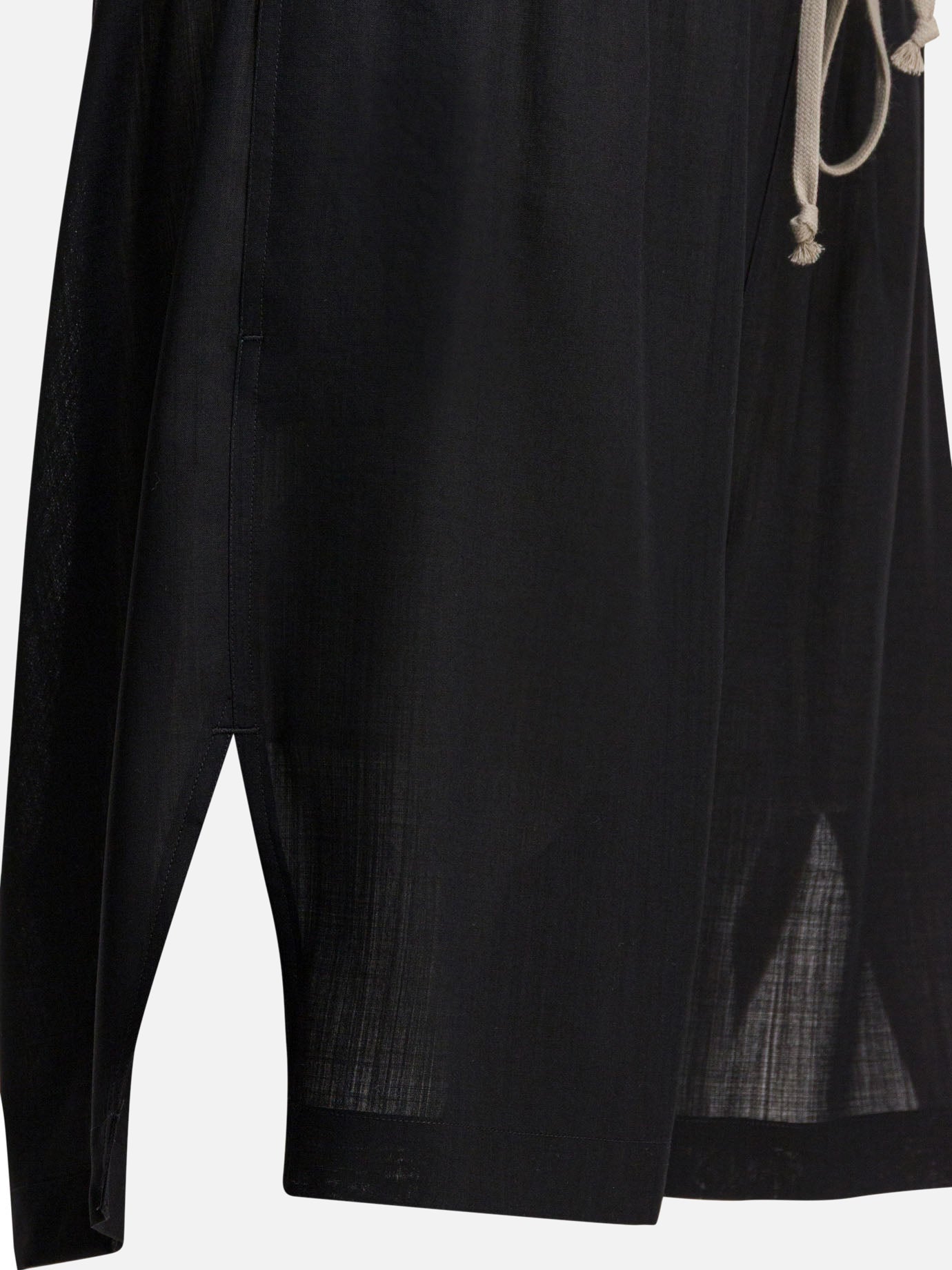 Drawstring shorts Solid colour Black - Rick Owens Men | PDP | VIETTI Online Store | Zoom-Modal_6