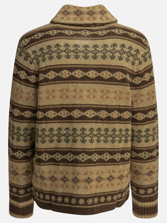Cardigans Textured knit Beige - RRL by Ralph Lauren Men | PLP | VIETTI Online Store | 2