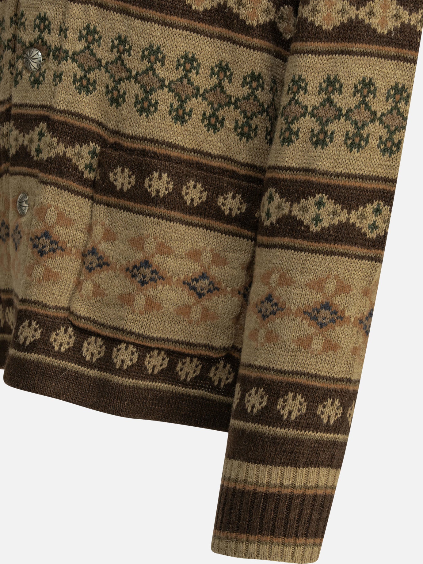 Cardigans Textured knit Beige - RRL by Ralph Lauren Men | PDP | VIETTI Online Store | Zoom-Modal_4