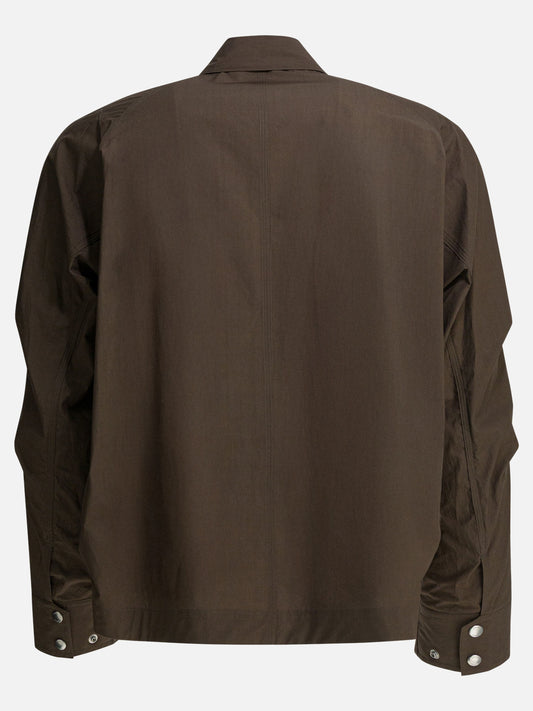 Overshirt jackets Solid colour Brown - Sacai Men | PLP | VIETTI Online Store | 2