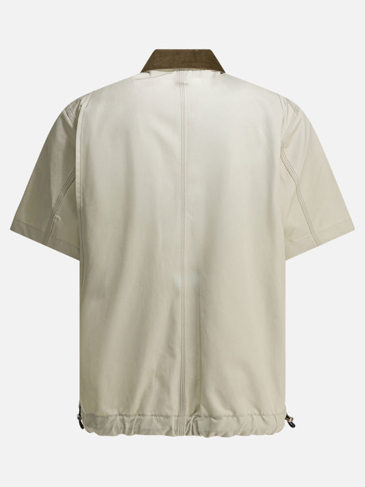 Overshirt jackets Logo White - Sacai Men | PLP | VIETTI Online Store | 2