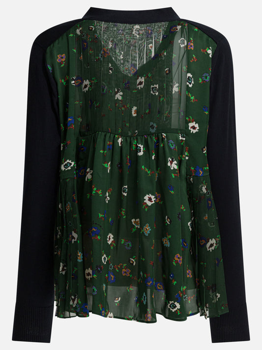 Cardigans Floral Blue - Sacai Women | PLP | VIETTI Online Store | 2