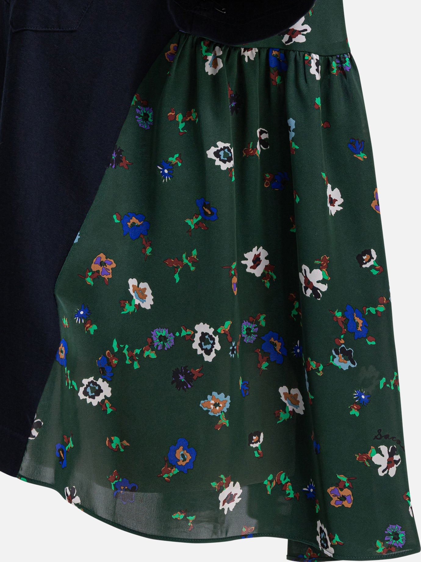 Crewneck t-shirts Floral Blue - Sacai Women | PDP | VIETTI Online Store | Zoom-Modal_4