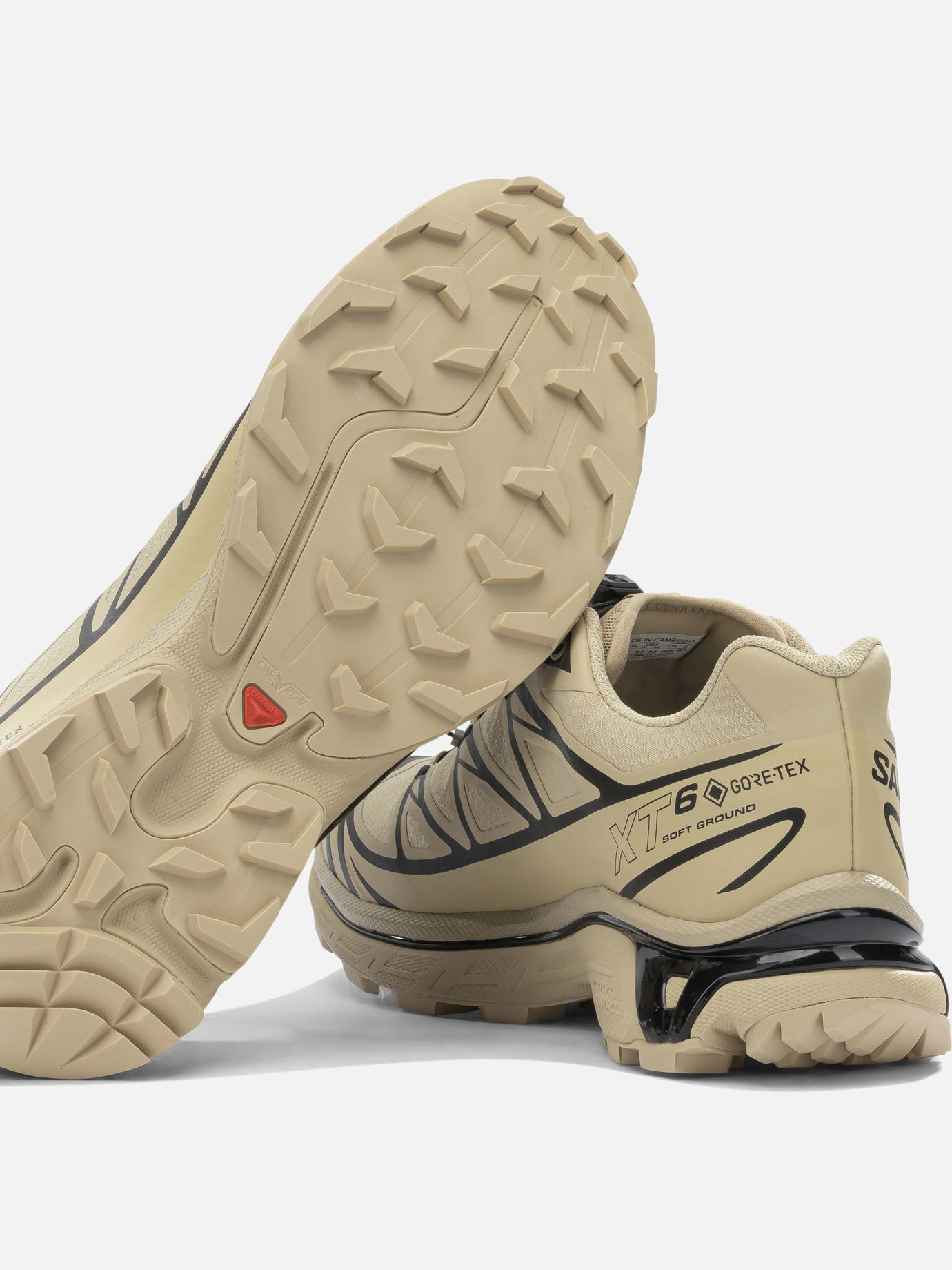 Low top sneakers 100% fabric - 100% rubber Beige - Salomon Men | PDP | VIETTI Online Store | Zoom-Modal_5