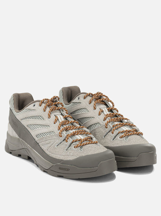 Low top sneakers 50% suede 50% fabric - 100% rubber Beige - Salomon Men | PDP | VIETTI Online Store | 2