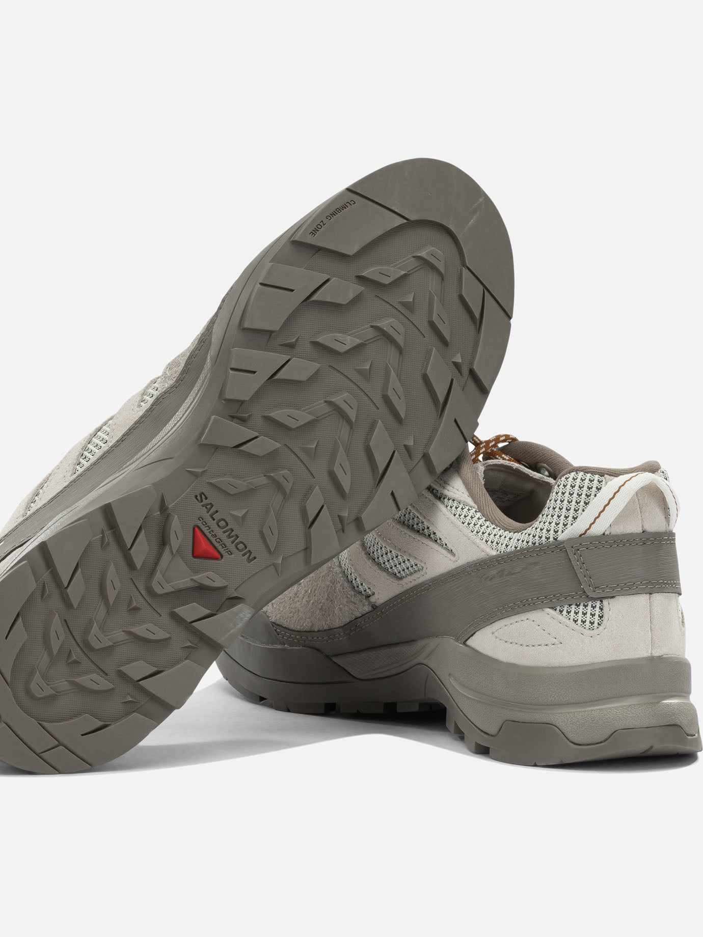 Low top sneakers 50% suede 50% fabric - 100% rubber Beige - Salomon Men | PDP | VIETTI Online Store | Zoom-Modal_5